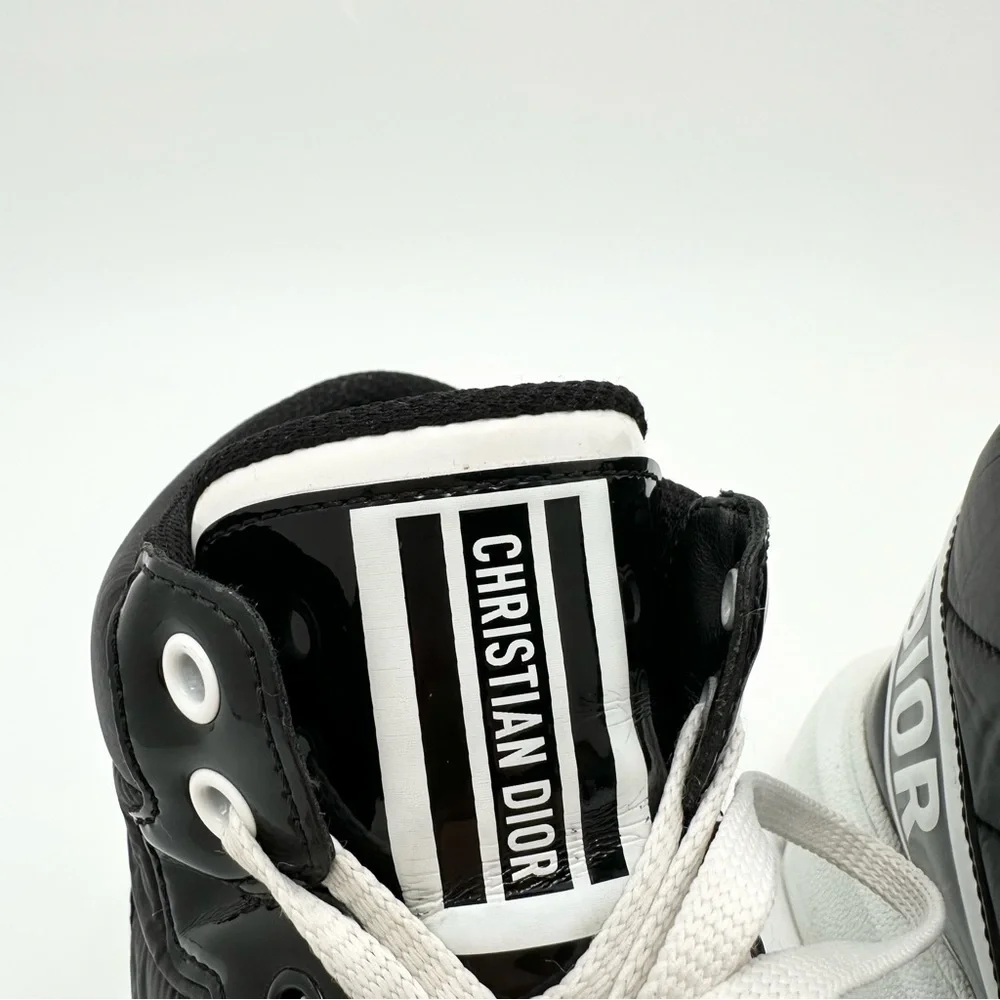 Dior D-Player High Top Quilted Nylon Sneakers Women’s